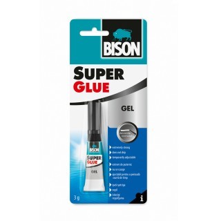 BISON SUPER GLUE GEL 3G CARD