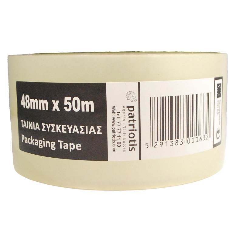 Διάφανη Ταινία Συσκευασίας PP Python 48mm x 50m | Patriotis