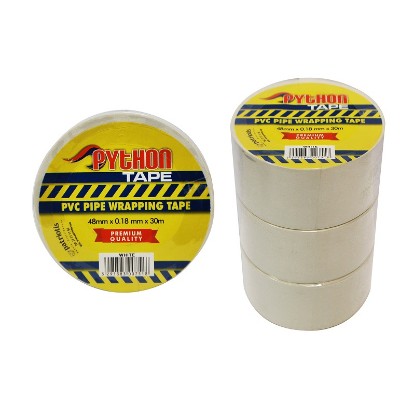 Εικόνα της PYTHON PVC PIPE WRAPPING TAPE WHITE 48MMX30M