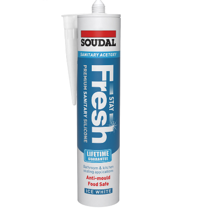 Picture of SOUDAL STAY FRESH SANITARY SILICONE WHITE