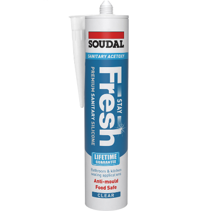 Picture of SOUDAL STAY FRESH SANITARY SILICONE CLEAR