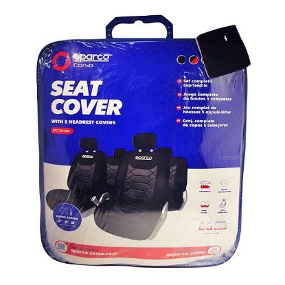 Picture of SPARCO SEAT COVER SET BLACK SPC1016BK