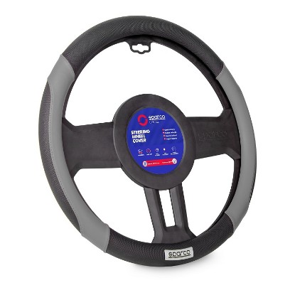 Εικόνα της SPARCO STEERING WHEEL COVER PU BLACK/GREY SPC1113GR