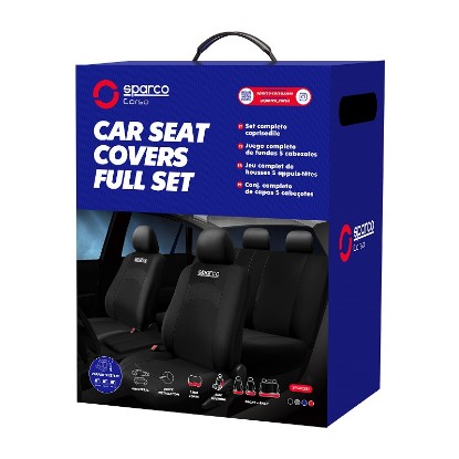 Picture of SPARCO SEAT COVER SET BLACK SPS402BK