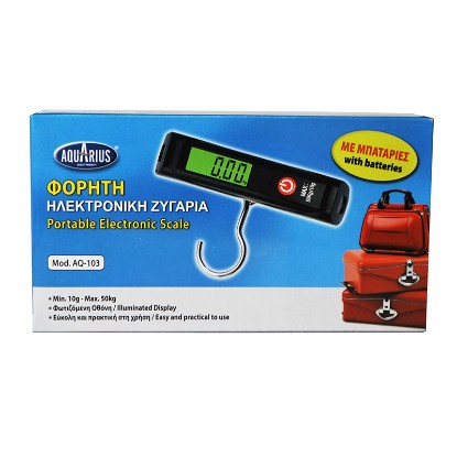 Εικόνα της AQUARIUS PORTABLE  ELECTRONIC SCALE AQ103