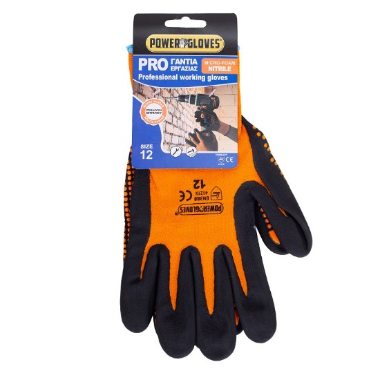 Picture of POWER GLOVES PRO MICRO-FOAM NITRILE 12