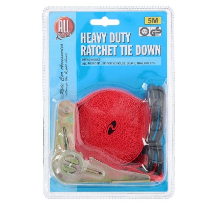 Εικόνα της ALLRIDE RATCHET TIE DOWN HD&HOOK 5M