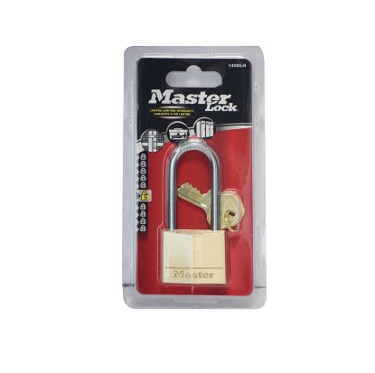 Picture of MASTER LOCK BRASS PADLOCK 40MM LONG SHACKLE 140DLH