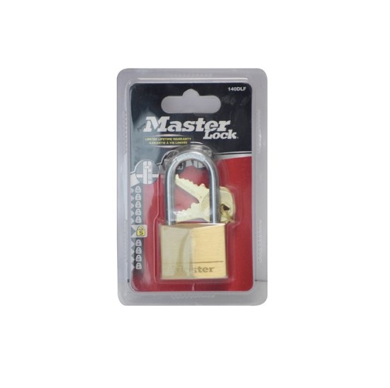 Picture of MASTER LOCK BRASS PADLOCK 40MM MEDIUM SHACKLE  140DLF
