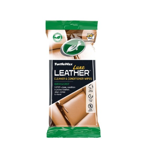 Picture of TURTLE WAX WIPES LUXE LEATHER