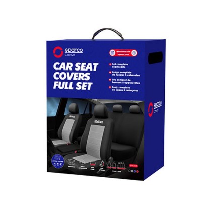 Picture of SPARCO SEAT COVER DUO BLACK/GREY SPS425GR