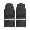 Εικόνα της SPARCO CAR MATS PVC BLACK 4PCS SPF525
