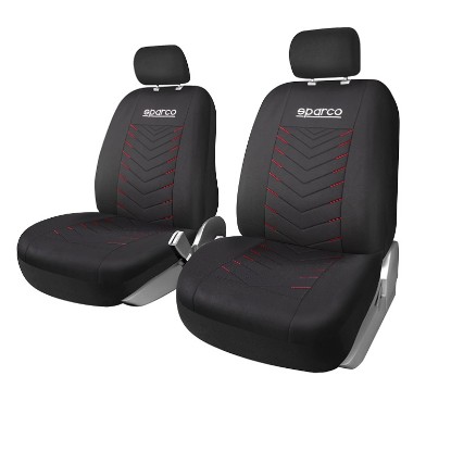 Εικόνα της SPARCO SEAT COVER SET BLACK/RED SPS468RD
