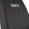 Εικόνα της SPARCO SEAT COVER SET BLACK/RED SPS468RD