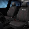 Εικόνα της SPARCO SEAT COVER SET BLACK/RED SPS468RD