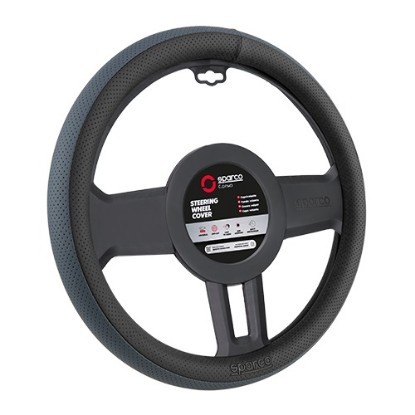 Picture of SPARCO STEERING WHEEL COVER BK/BL SPS144BKBL