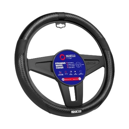 Εικόνα της SPARCO STEERING WHEEL COVER BLACK SPS123BK