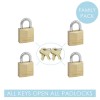 Picture of MASTER LOCK BRASS PADLOCK 20X4 KA  120EURQ