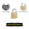 Picture of MASTER LOCK BRASS PADLOCK 20X4 KA  120EURQ