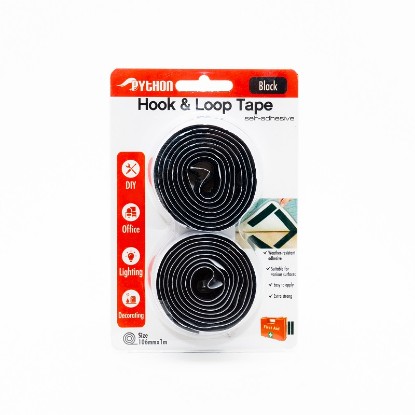 Picture of PYTHON HOOK & LOOP TAPE 1M BLACK