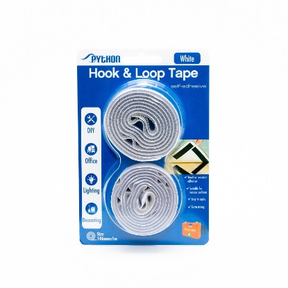 Picture of PYTHON HOOK & LOOP TAPE 1M WHITE