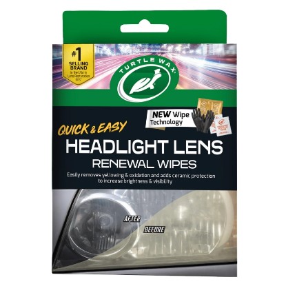 Picture of TURTLE WAX HEADLIGHT LENS RENEWAL WIPES
