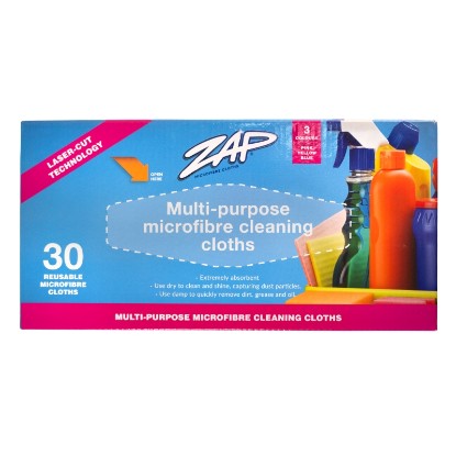 Picture of ZAP MICROFIBER CLOTH 30PCS BOX