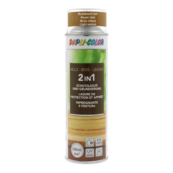 Picture of DUPLI-COROR WOOD PRESERVATION SPRAY WALNUT LIGHT 500ML