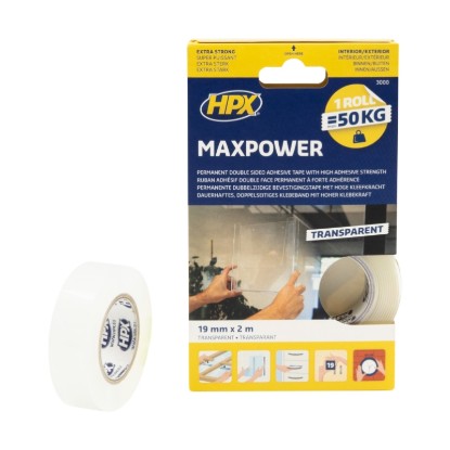 Picture of HPX MAX POWER TRANSPARENT 19MMX2M