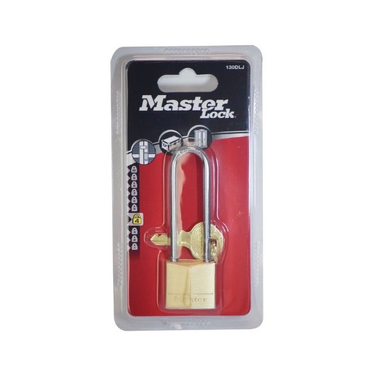 Picture of MASTER LOCK BRASS PADLOCK 30MM LONG SHACKLE 130DLJ