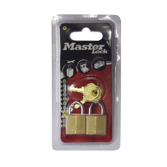 Εικόνα της MASTER LOCK BRASS PADLOCK 20X2 KA  120EURT
