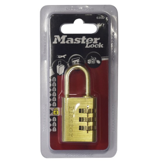 Picture of MASTER LOCK COMBINATION  30X23 BRASS 630D