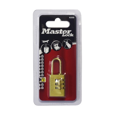 Picture of MASTER LOCK COMBINATION  20X21 BRASS 620D